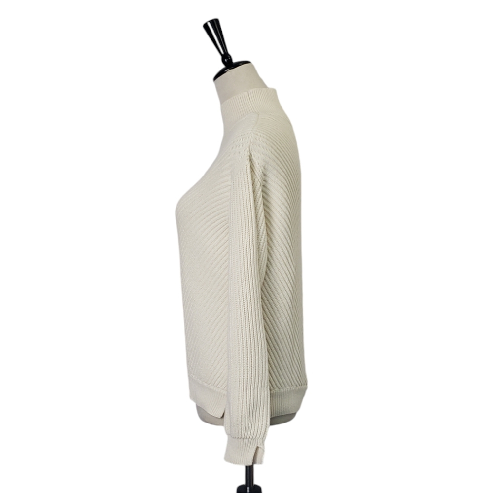 COPY - Marine Layer Skylar Turtleneck Sweater in Ivory - Picture 5 of 13